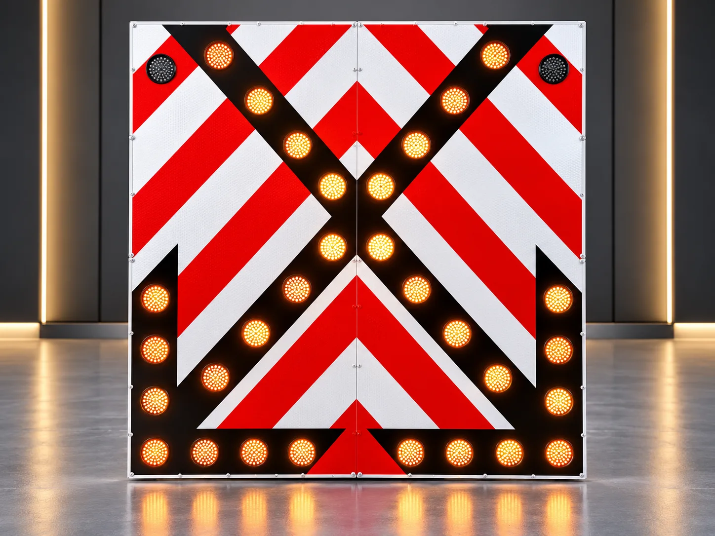 LED road-safety system