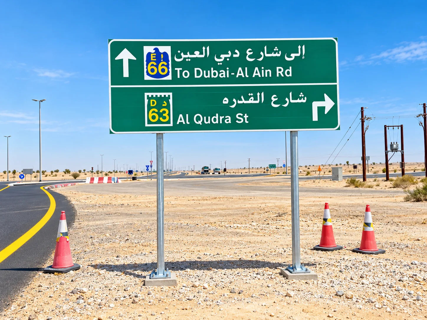 Illustrative signage capability image, not verified as a photo from Dubai Silicon Oasis