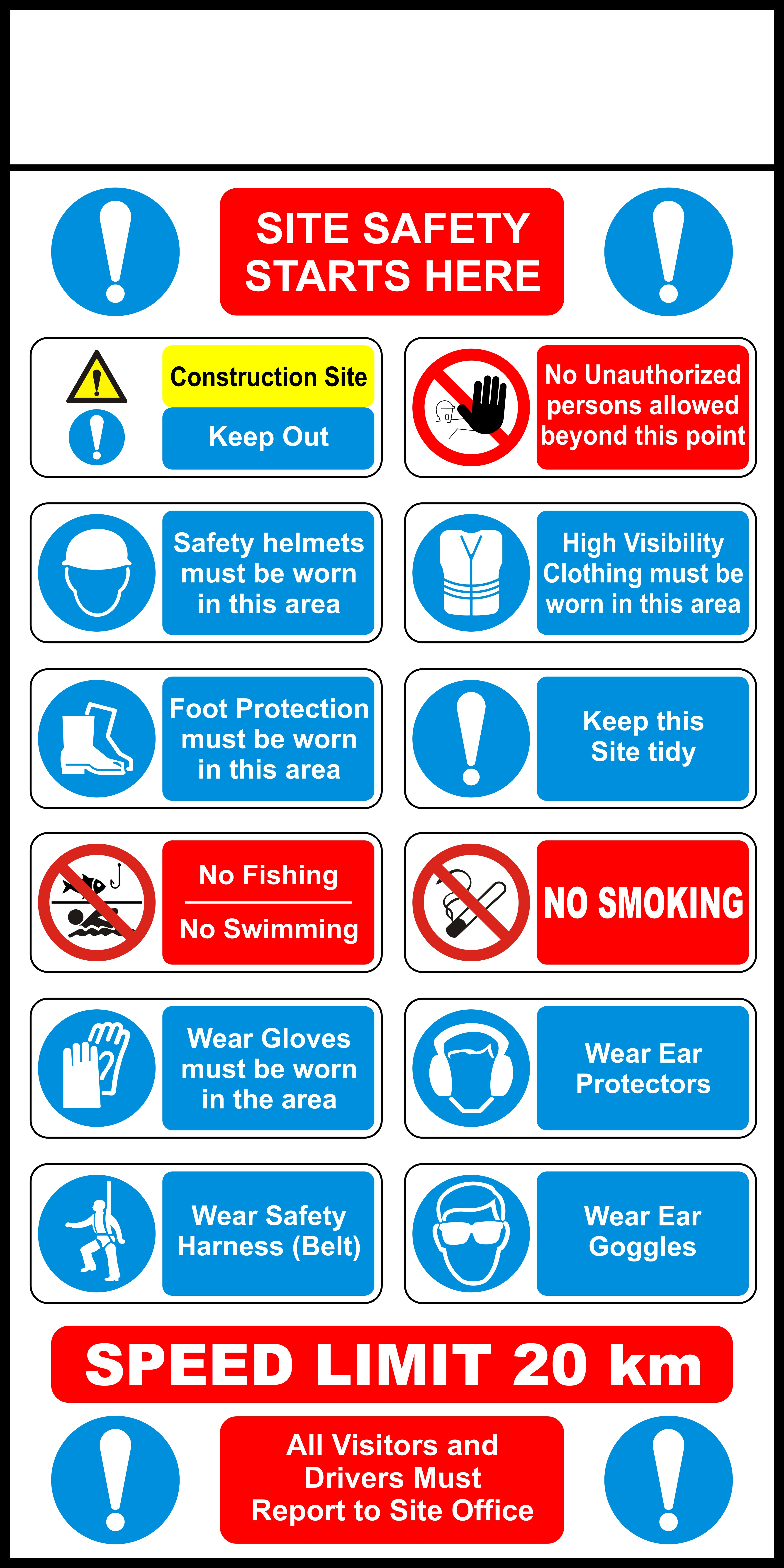 Safety Signs — thematic capability visual
