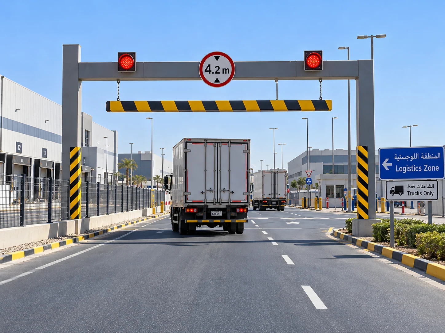 Height Warning Gantry — supplied image 05