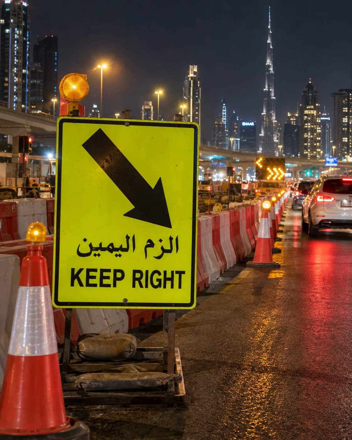 Temporary Diversion Signs — supplied image 05