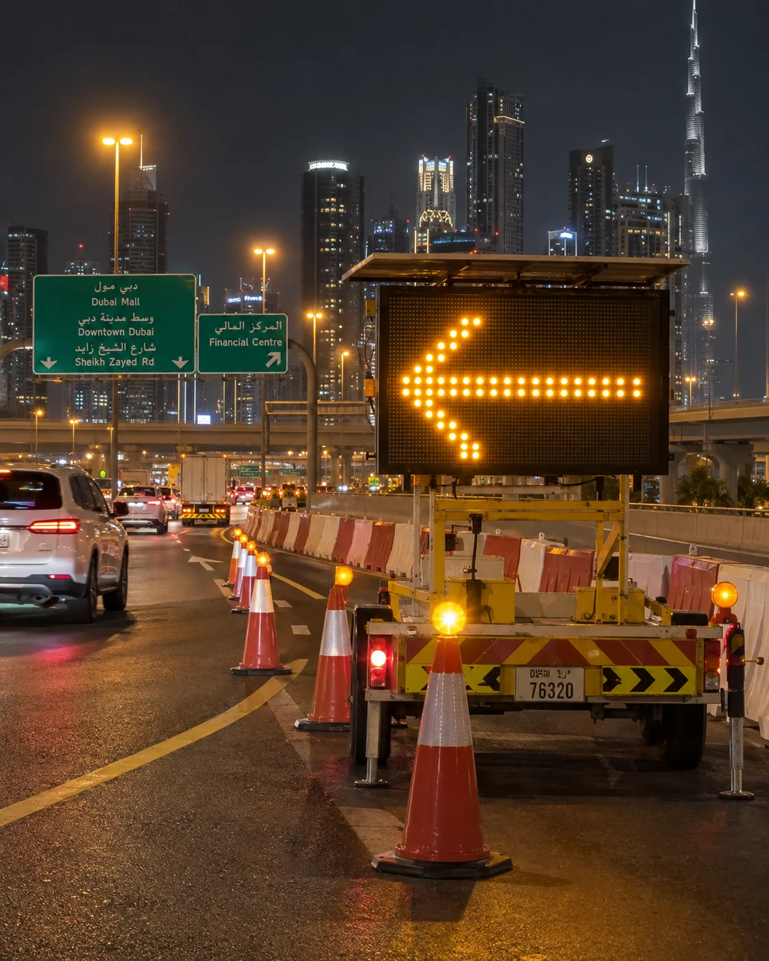 Temporary Diversion Signs — supplied image 09