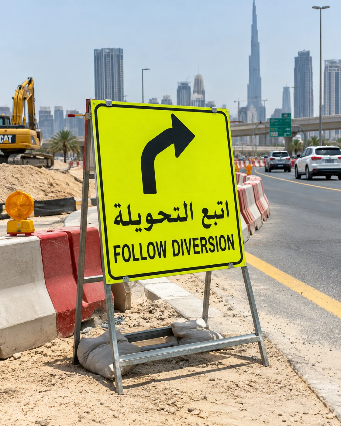 Temporary Diversion Signs — supplied image 10