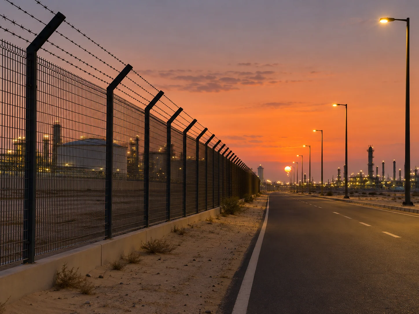 Wire Mesh Fence — supplied image 04