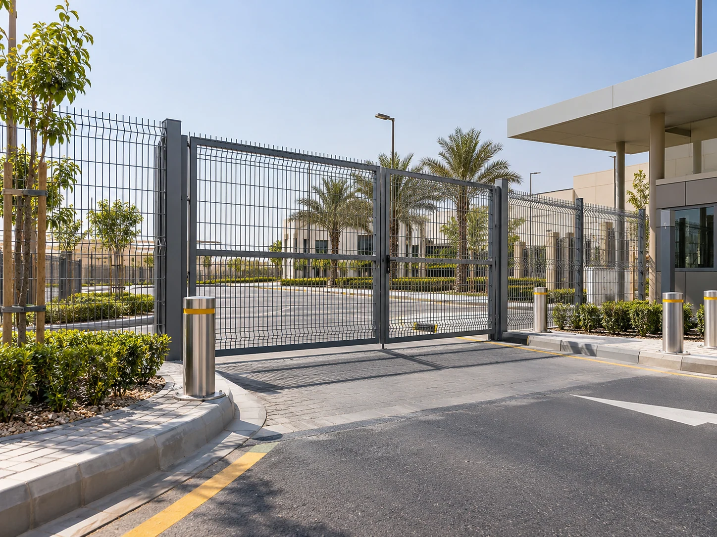 Wire Mesh Fence — supplied image 09